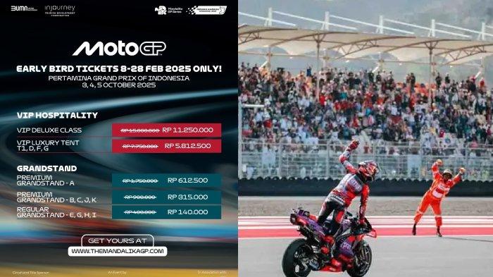 Harga Tiket MotoGP 2025: Daftar Harga dan Kategori